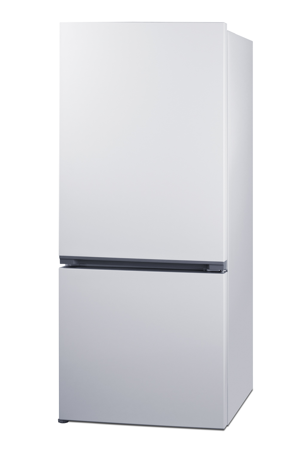 Frost-free ENERGY STAR certified bottom freezer refrigerator in a classic white finish and counter depth fit